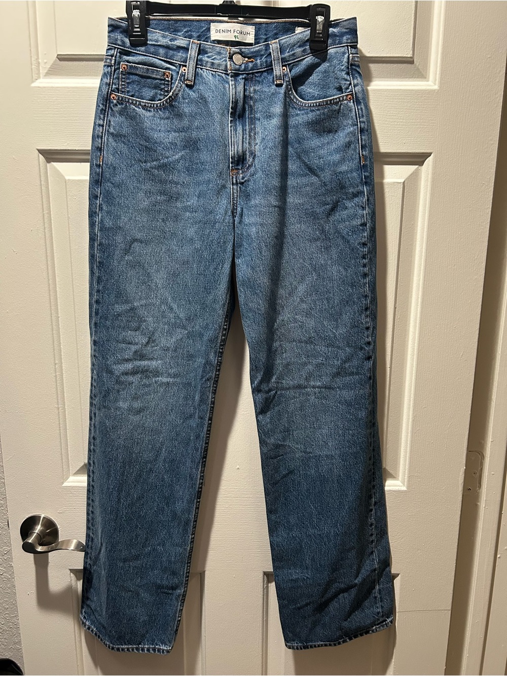 Aritzia Denim Forum The '90s IGGY Low-Rise Baggy Jeans in Blue Waist 26